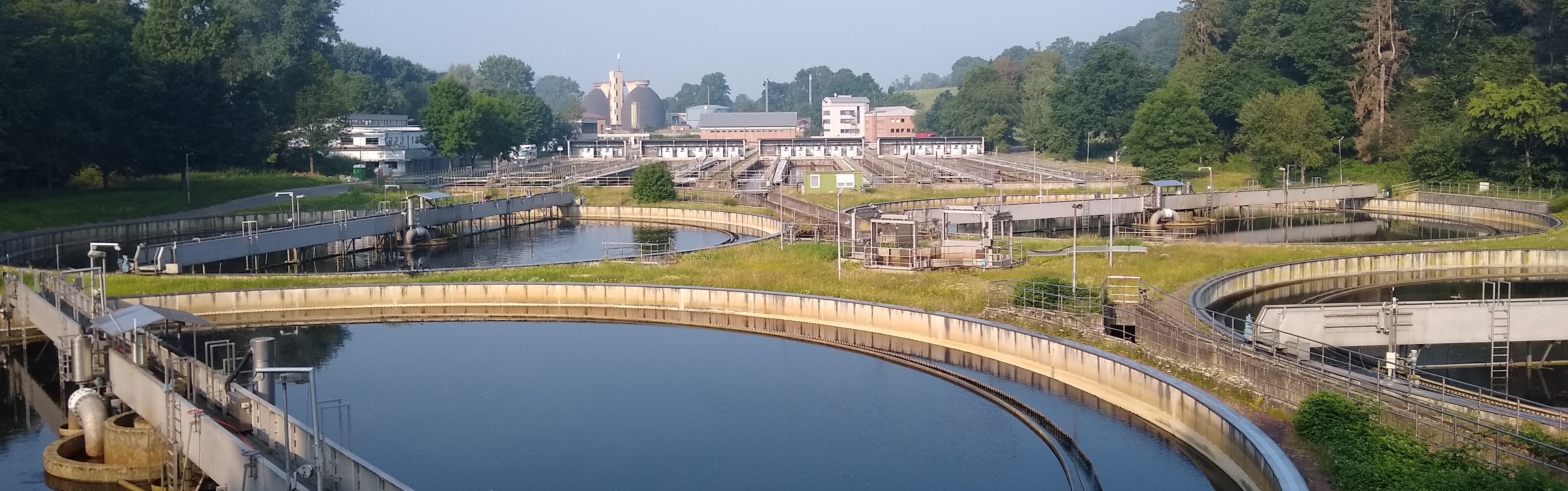 Overview of the sewage plant Aachen-Soers